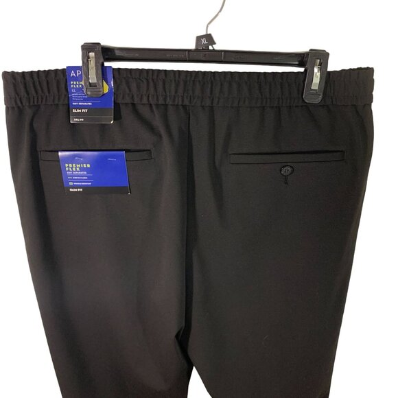 Apt. 9 Mens Premier Flex Slim Fit Suit Pants Stretch & Wrinkle-Resistant Black S - Picture 8 of 8